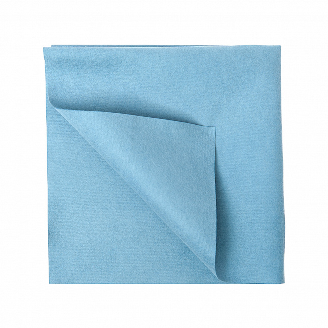 Салфетка нетканая микроволоконная, синяя, 5 шт,  40*40 см, 130 г/м², HQ Profiline /10/1